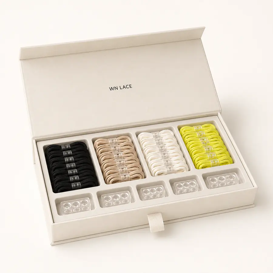 Bundle WN LACE in confezione premium con lacci per più scarpe